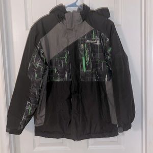 Boy’s Free Country Winter Jacket, Hooded, Large 14/16